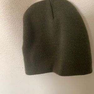 Kids green beanie